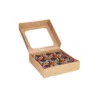 Brown Bakery Boxes with Window by First Custom Packaging with Cupcakes