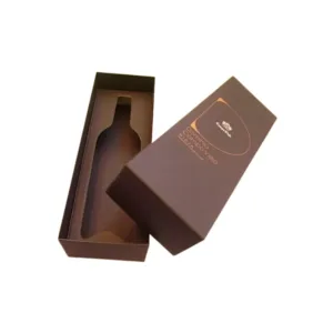 Custom Champagne Rigid Boxes with Inserts by First Custom Packaging
