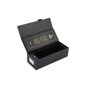 Custom Champagne Rigid Boxes with Inserts by First Custom Packaging